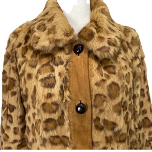 Marc By Marc Jacobs Animal Print Rabbit Jacket sz S - Picture 2 of 4